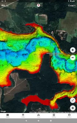 Глубины водоемов для рыбалки android App screenshot 0