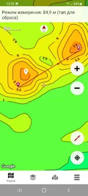 Глубины водоемов для рыбалки android App screenshot 2