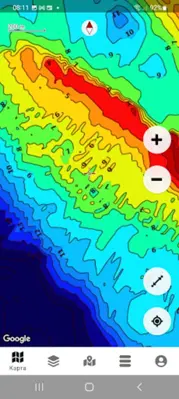 Глубины водоемов для рыбалки android App screenshot 5