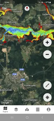 Глубины водоемов для рыбалки android App screenshot 7