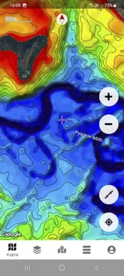 Глубины водоемов для рыбалки android App screenshot 8